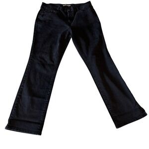 Levi's 505 Straight Leg Black Denim Jeans‎ Women's Size 32x32 Water<Less